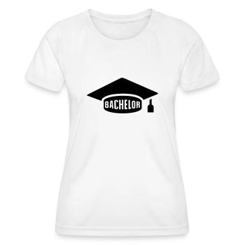 Bachelor - Women's Functional T-Shirt - white - Front - AI Model Female 172 dark (172cm)