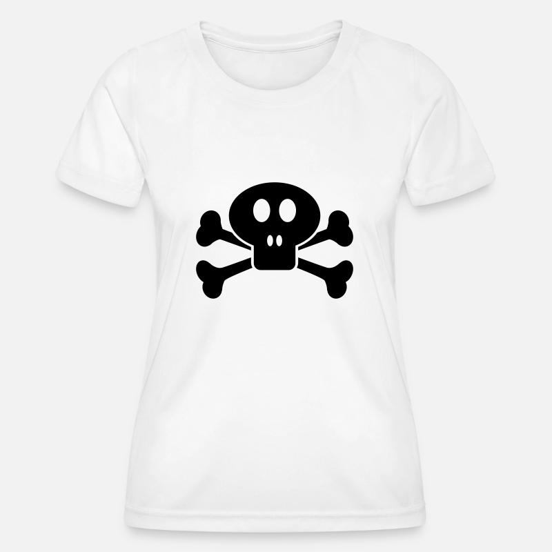 SKULL & BONES 2 - Women's Functional T-Shirt - white