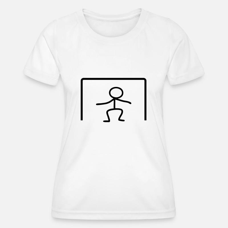 Stick Figures Gate - Women's Functional T-Shirt - white