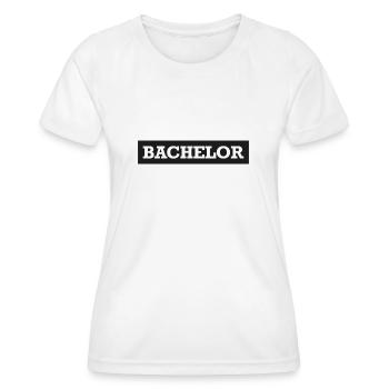 Bachelor - Frauen Funktions-T-Shirt - Weiß - Vorne - AI Model Female 172 dark (172cm)