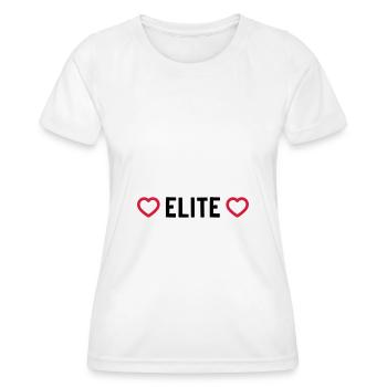 Elite Heart - Women's Functional T-Shirt - white - Front - AI Model Female 172 dark (172cm)