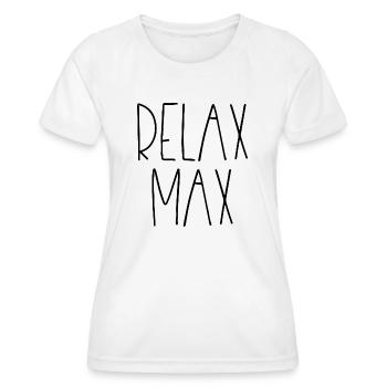 Relax Max - Women's Functional T-Shirt - white - Front - AI Model Female 172 dark (172cm)