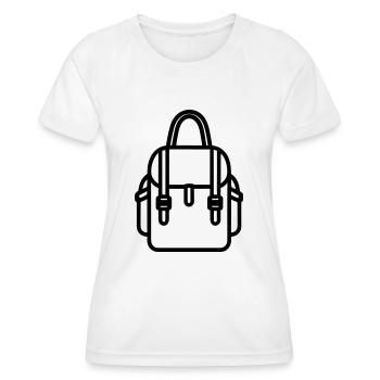 Sac à dos - T-shirt sport Femme - blanc - Devant - AI Model Female 172 dark (172cm)