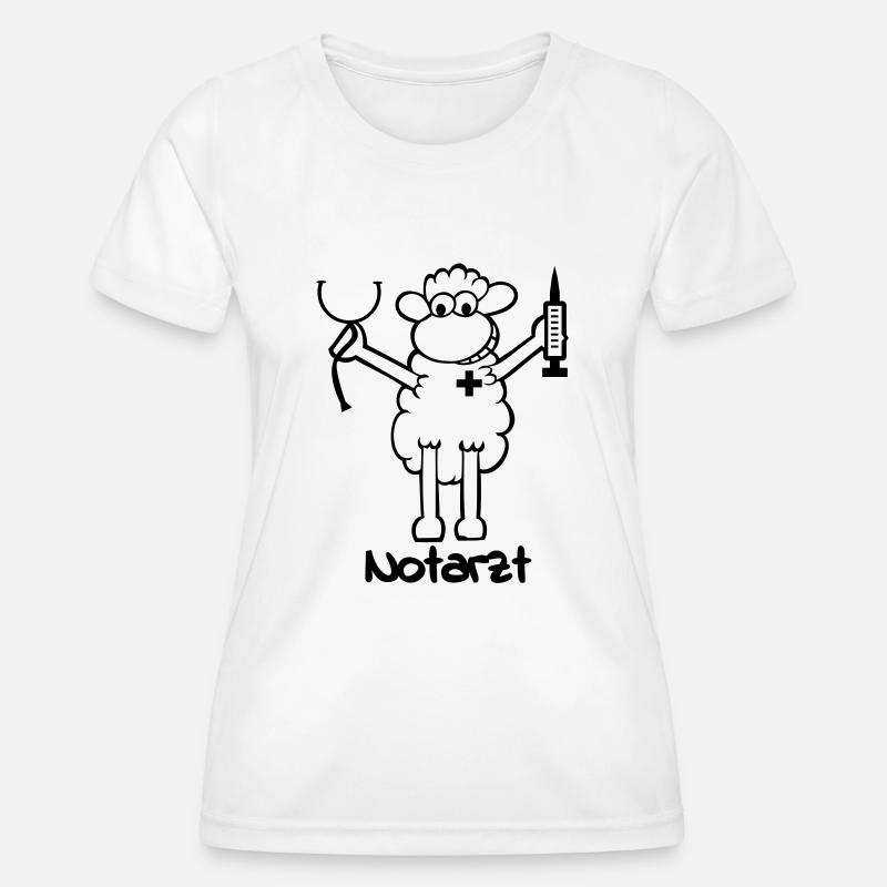 notation 1f - Women's Functional T-Shirt - white
