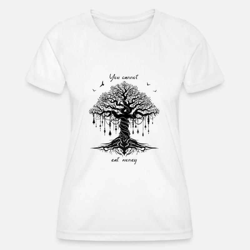 tree - Women's Functional T-Shirt - white