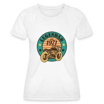 Legendär motorrad 1971 - Frauen Funktions-T-Shirt - Weiß - Vorne - AI Model Female 172 dark (172cm)