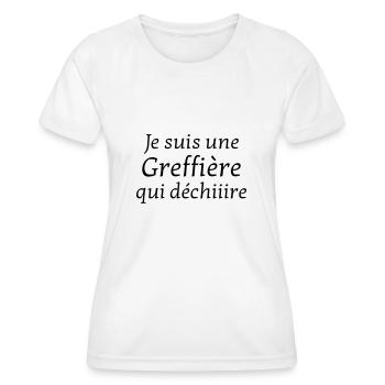 Urkundsbeamte / Clerk / Registrierung / Gericht - Frauen Funktions-T-Shirt - Weiß - Vorne - AI Model Female 172 dark (172cm)