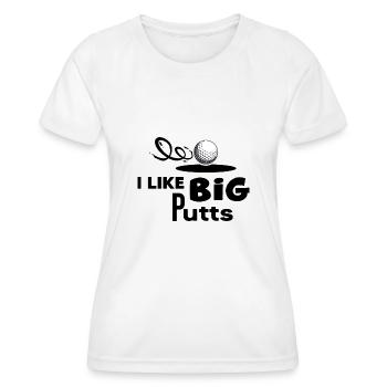 Golf Golfsport Golf-Putts Golfspieler Golfplatz - Frauen Funktions-T-Shirt - Weiß - Vorne - AI Model Female 172 dark (172cm)