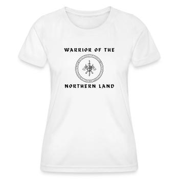 Northern land warrior - Women's Functional T-Shirt - white - Front - AI Model Female 172 dark (172cm)