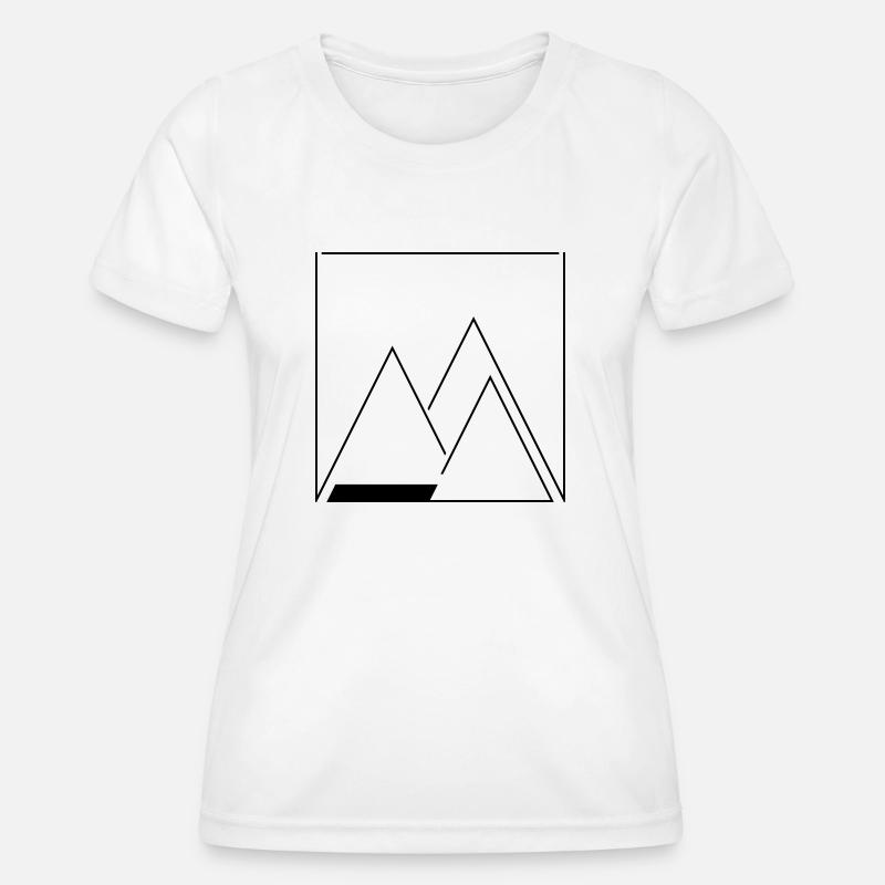 mountains - Women's Functional T-Shirt - white
