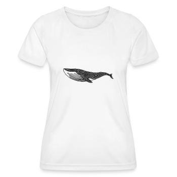 Waal optik - Frauen Funktions-T-Shirt - Weiß - Vorne - AI Model Female 172 dark (172cm)