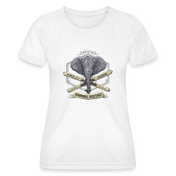 Hannibal Heritage - T-shirt sport Femme - blanc - Devant - AI Model Female 172 dark (172cm)