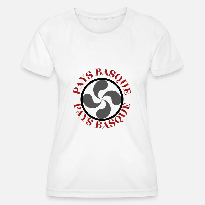 BASQUE COUNTRY - Women's Functional T-Shirt - white