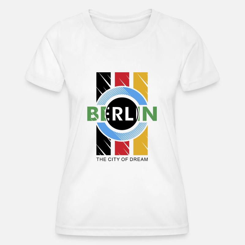 Berlin cool shirts at / ch - Women's Functional T-Shirt - white