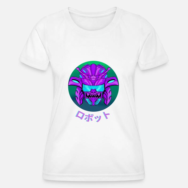 Futuristic Samurai - Women's Functional T-Shirt - white