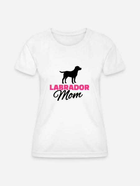Labrador - Frauen Funktions-T-Shirt - Weiß