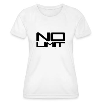 No Limit Design - T-shirt sport Femme - blanc - Devant - AI Model Female 172 dark (172cm)