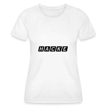 Sauf Spruch - Frauen Funktions-T-Shirt - Weiß - Vorne - AI Model Female 172 dark (172cm)