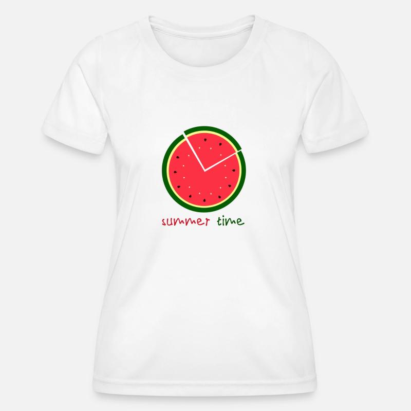 summer time - watermelon time - Women's Functional T-Shirt - white