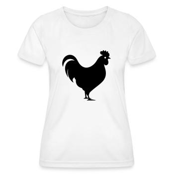 hen - Women's Functional T-Shirt - white - Front - AI Model Female 172 dark (172cm)