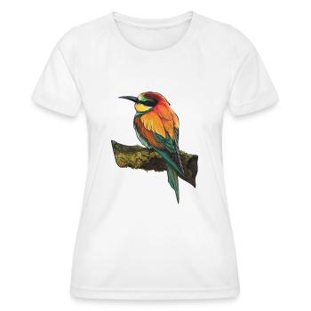 Oiseau - T-shirt sport Femme - blanc - Devant - AI Model Female 172 dark (172cm)