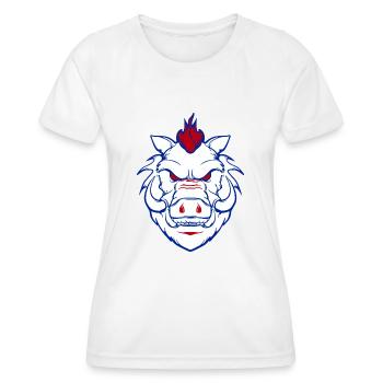 White boar - Women's Functional T-Shirt - white - Front - AI Model Female 172 dark (172cm)