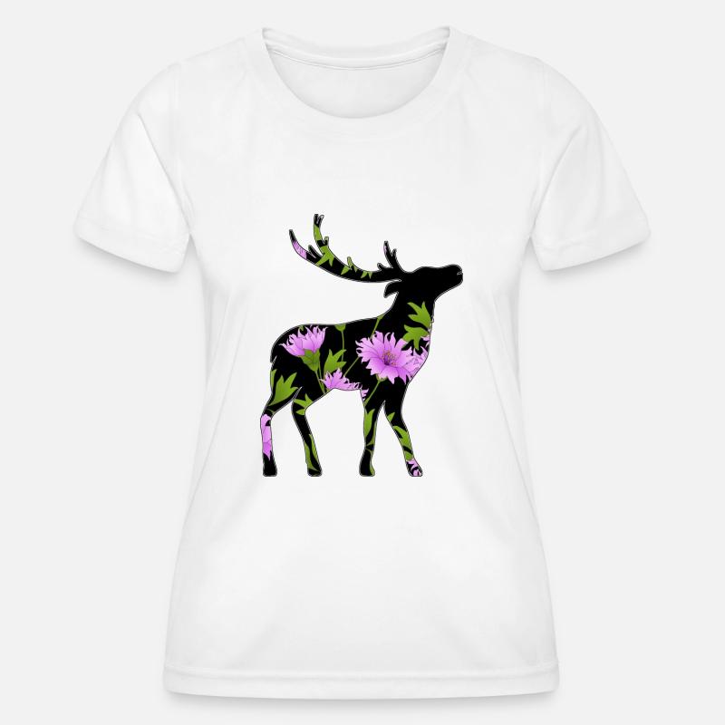 Deer - Women's Functional T-Shirt - white