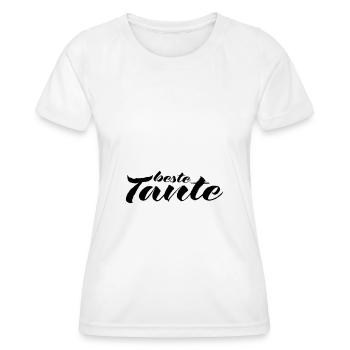 tante 2023 2f 16 - Frauen Funktions-T-Shirt - Weiß - Vorne - AI Model Female 172 dark (172cm)