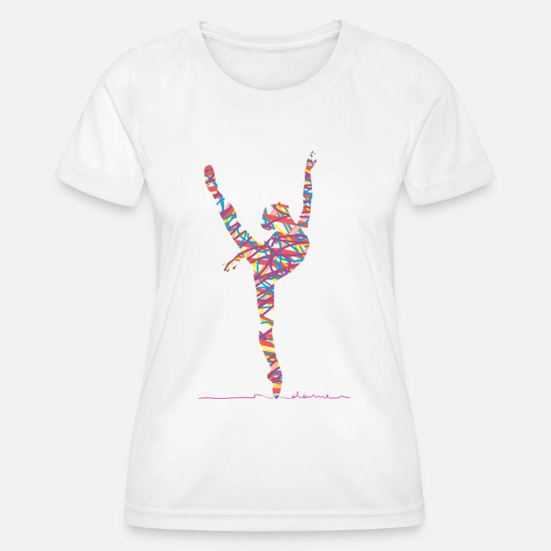 Ballet Dancing - Women's Functional T-Shirt - white