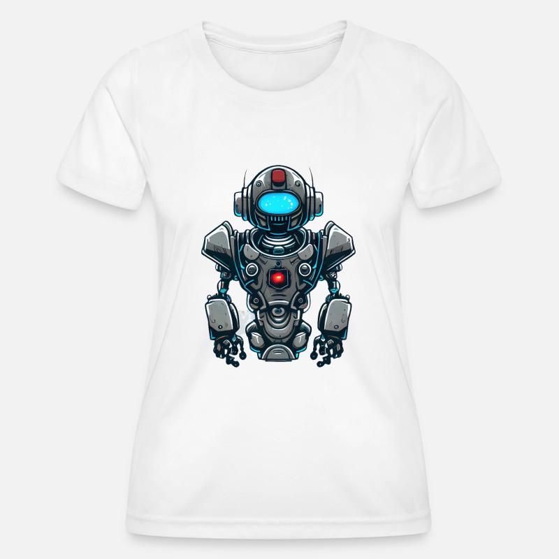 Robot - Women's Functional T-Shirt - white