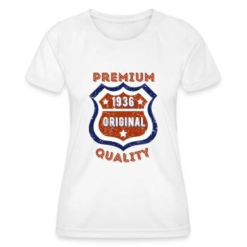 Premium quality 1936 - Women's Functional T-Shirt - white - Front - AI Model Female 172 dark (172cm)