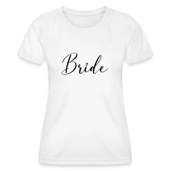 Chemise bride - T-shirt sport Femme - blanc - Devant - AI Model Female 172 dark (172cm)