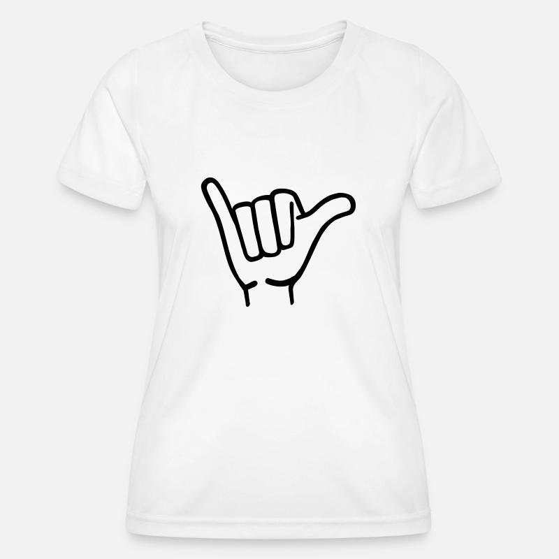 Surfing - Women's Functional T-Shirt - white