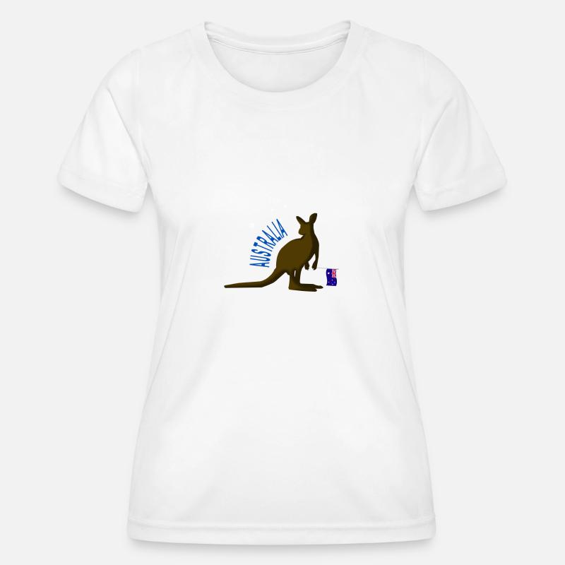 australia - Australia - Women's Functional T-Shirt - white
