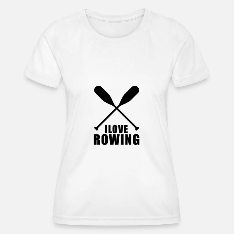 Rowing Team Rowing Rowing Rowing Rowing - Women's Functional T-Shirt - white