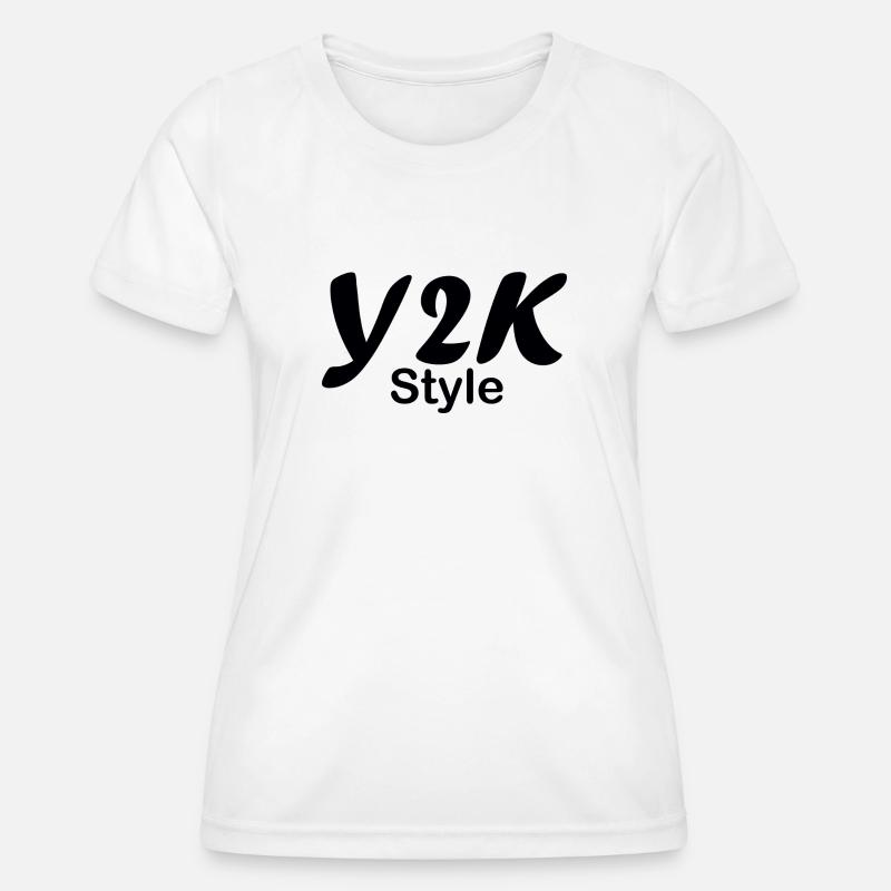 Y2k style 2000s - Women's Functional T-Shirt - white