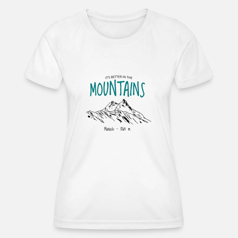 MANASLU - Women's Functional T-Shirt - white