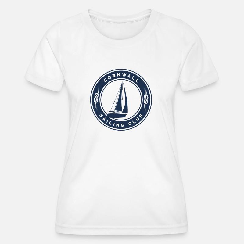 Cornwall sailing - Women's Functional T-Shirt - white