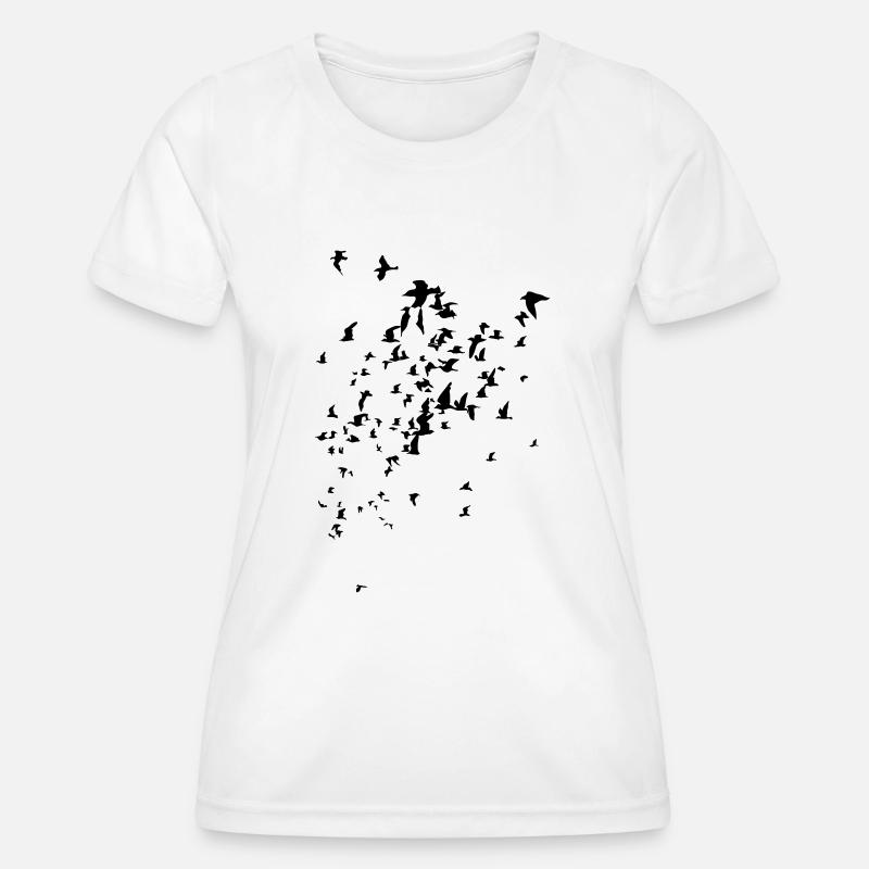 Birds - Women's Functional T-Shirt - white