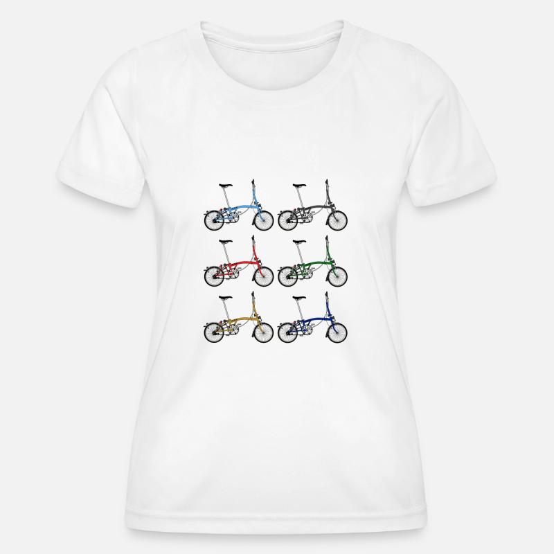 Brompton Bikes - Women's Functional T-Shirt - white