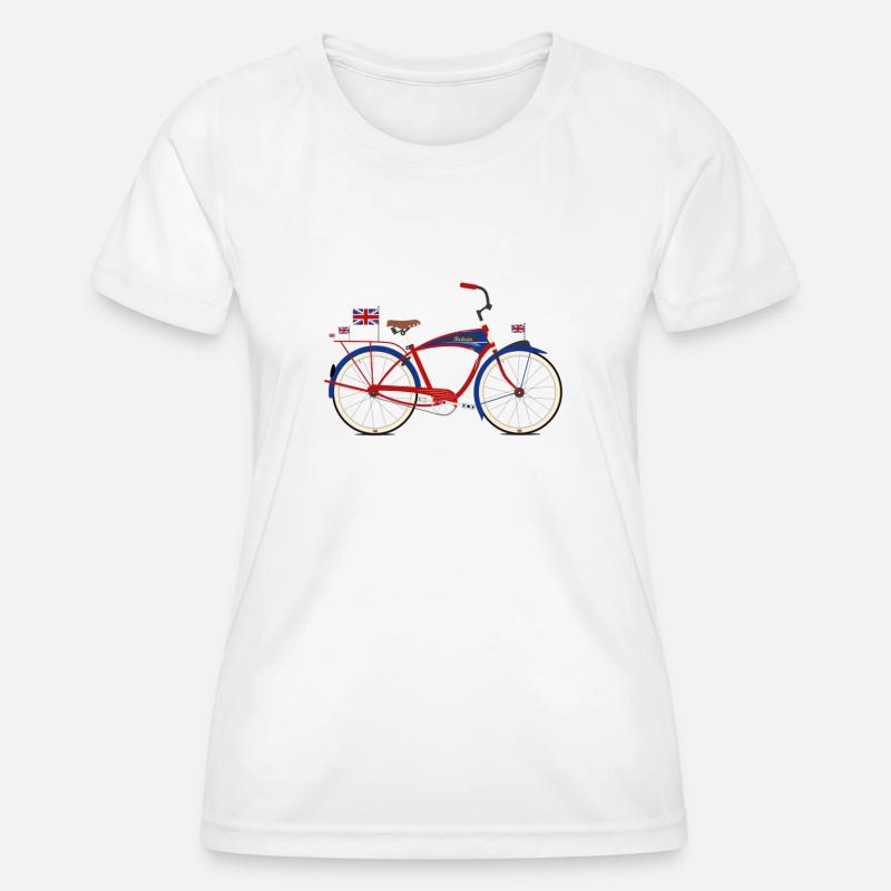 British Bicycle - Women's Functional T-Shirt - white