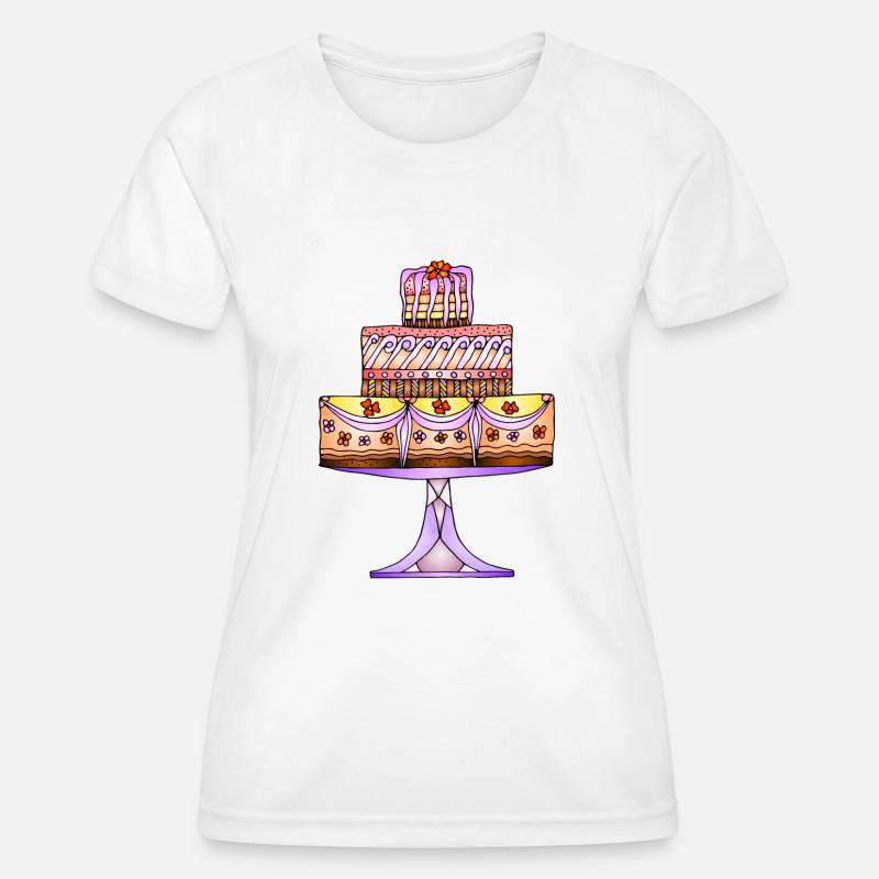 Cake - Women's Functional T-Shirt - white