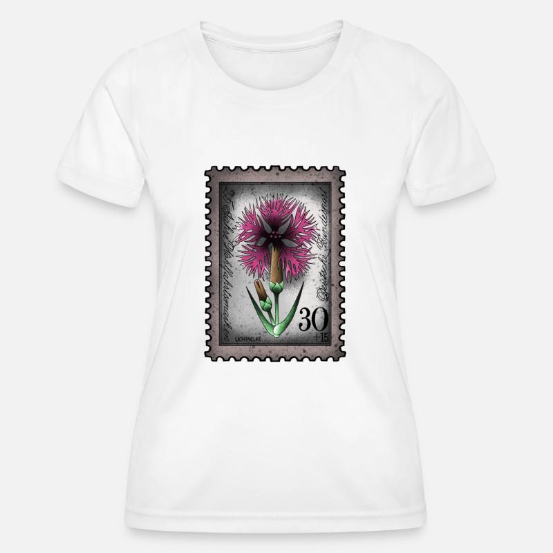 Stamp Light Carnation - Women's Functional T-Shirt - white