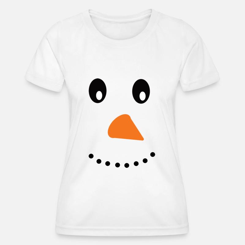 Snowman - Women's Functional T-Shirt - white