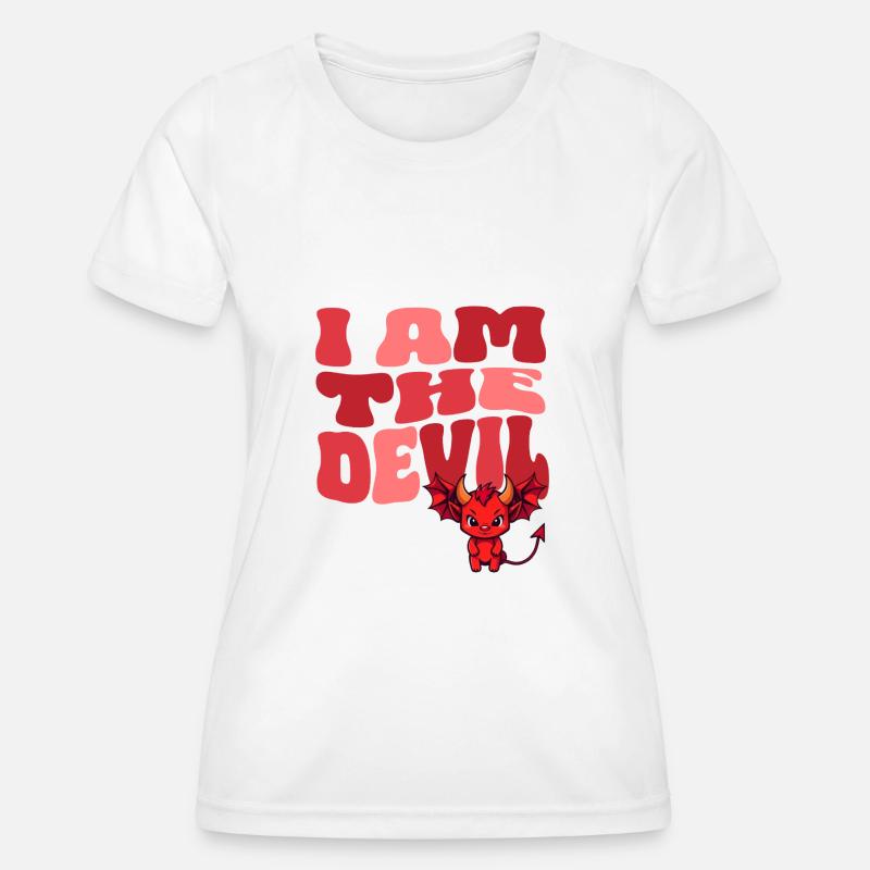 Devil Little Devil Devil Devil Woman Devil Guy - Women's Functional T-Shirt - white