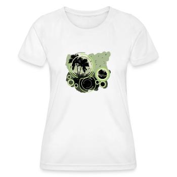 Sunset Sun Summer - Women's Functional T-Shirt - white - Front - AI Model Female 172 dark (172cm)