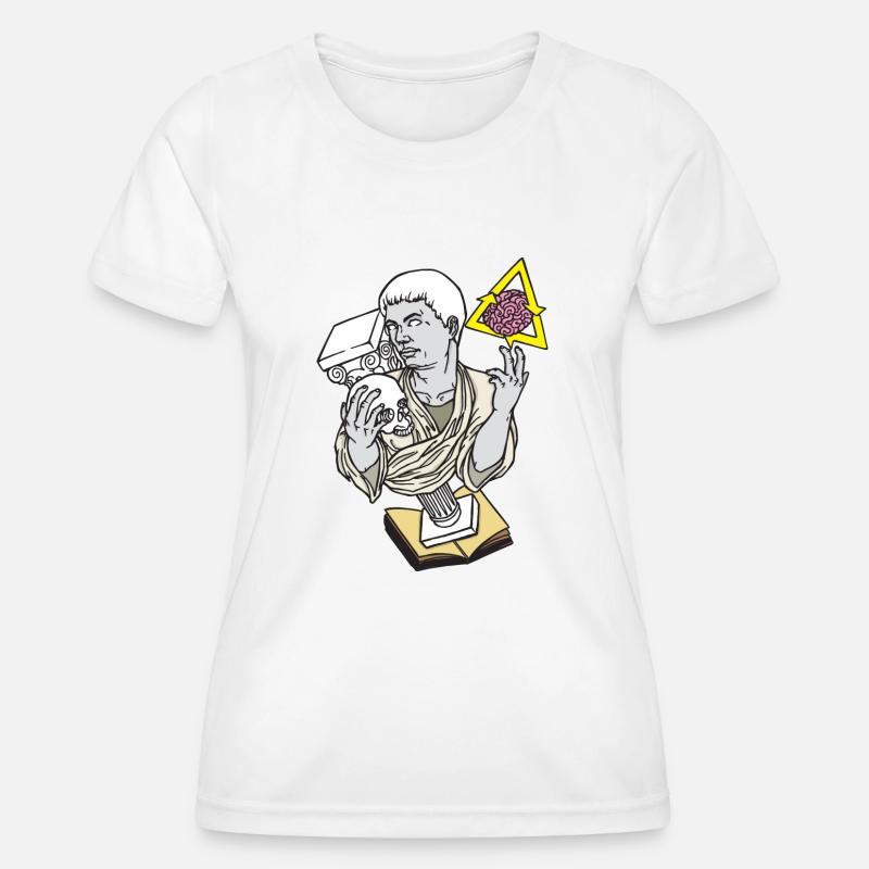 statue swag - Women's Functional T-Shirt - white