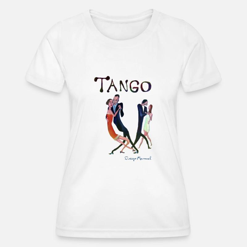 Gala tango - Women's Functional T-Shirt - white