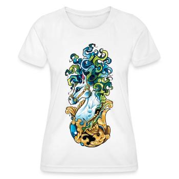 Magic Beast - Women's Functional T-Shirt - white - Front - AI Model Female 172 dark (172cm)