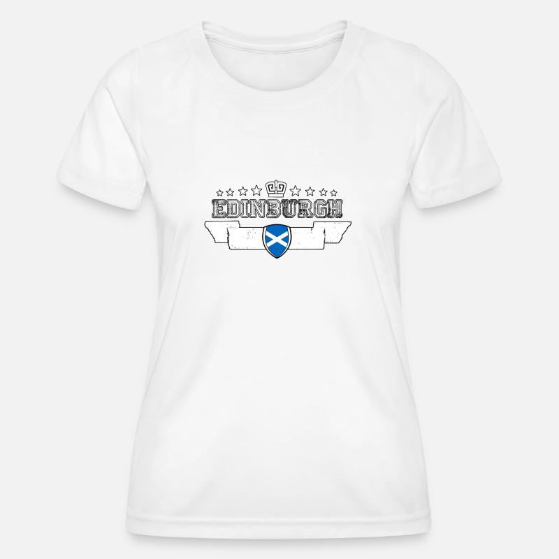 Edinburgh - Women's Functional T-Shirt - white